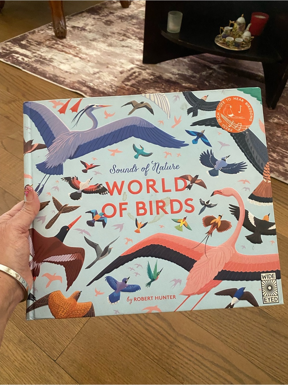 World of Birds - Sounds of Nature Picture Book (Blue/Pink)